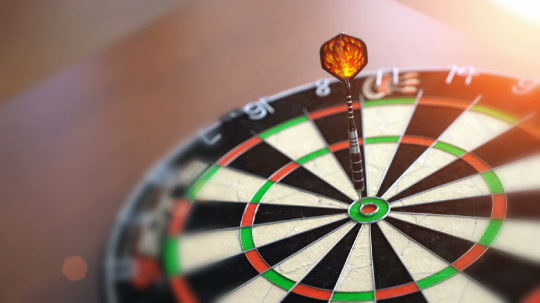 Close up of darts hitting the bulls eye on a dartboard  : Stock Photo or Stock Video Download rcfotostock photos, images and assets rcfotostock | RC-Photo-Stock.:
