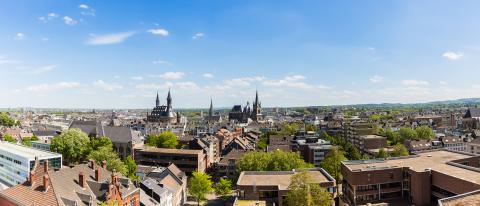 aachen (Aix-la-Chapelle) with town hall and cathedral- Stock Photo or Stock Video of rcfotostock | RC Photo Stock
