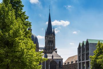 Aachen Cathedral at summer- Stock Photo or Stock Video of rcfotostock | RC Photo Stock