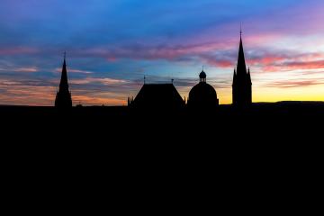 Aachen Cathedral silhouette- Stock Photo or Stock Video of rcfotostock | RC-Photo-Stock