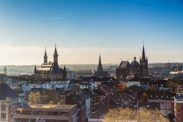 Aachen city in the morning : Stock Photo or Stock Video Download rcfotostock photos, images and assets rcfotostock | RC-Photo-Stock.: