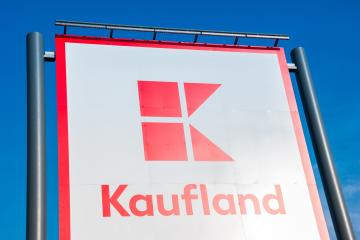 AACHEN, GERMANY FEBRUARY, 2017: Kaufland Store Sign. It opened its first store in 1984 in NeckarsulmIs and is a German hypermarket chain which also owns Lidl and Handelshof.- Stock Photo or Stock Video of rcfotostock | RC Photo Stock