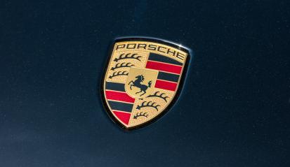AACHEN, GERMANY MARCH, 2017: Porsche Logo Close Up on a black car. Ferdinand Porsche founded the company in 1931 with main offices in the centre of Stuttgart.- Stock Photo or Stock Video of rcfotostock | RC-Photo-Stock