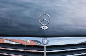 AACHEN, GERMANY OCTOBER, 2017: Mercedes Benz logo star on a car. Mercedes-Benz is a German automobile manufacturer. The brand is used for luxury automobiles, buses, coaches and trucks.- Stock Photo or Stock Video of rcfotostock | RC Photo Stock