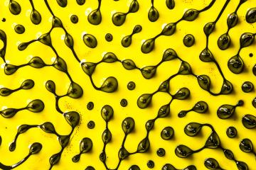 Abstract ART. Swirls, artistic design with Black and yellow oil - Stock Photo or Stock Video of rcfotostock | RC Photo Stock
