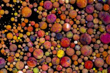 Abstract artistic oil color spheres background- Stock Photo or Stock Video of rcfotostock | RC-Photo-Stock