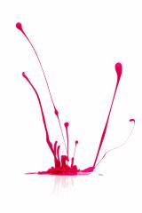 abstract magenta paint splashing on white- Stock Photo or Stock Video of rcfotostock | RC-Photo-Stock