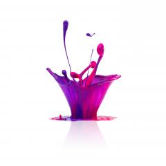 abstract paint splash on white- Stock Photo or Stock Video of rcfotostock | RC-Photo-Stock