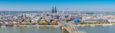 Aerial view of Cologne- Stock Photo or Stock Video of rcfotostock | RC-Photo-Stock