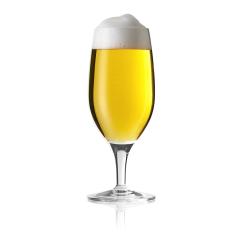 Altbier Pilsner beer glass with foam crown with golden german alcohol on a white background- Stock Photo or Stock Video of rcfotostock | RC Photo Stock