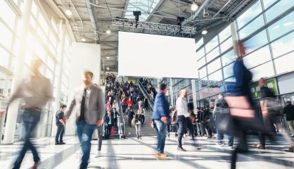 anonymous blurred people at a trade fair : Stock Photo or Stock Video Download rcfotostock photos, images and assets rcfotostock | RC-Photo-Stock.:
