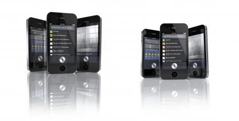 Apple iPhone 4S with Siri App- Stock Photo or Stock Video of rcfotostock | RC-Photo-Stock