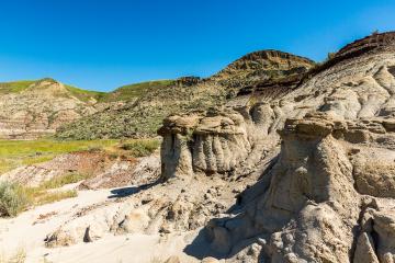 Badlands in Alberta Canada at Summer- Stock Photo or Stock Video of rcfotostock | RC-Photo-Stock