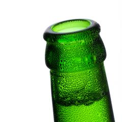 Beer bottleneck with bubbles and drops of dew alcohol - Stock Photo or Stock Video of rcfotostock | RC-Photo-Stock