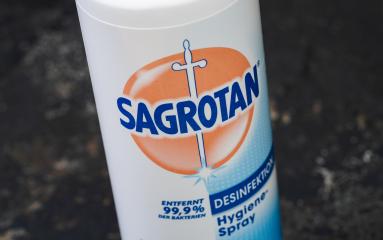 BERLIN, GERMANY MARCH 15, 2020: sagrotan disinfectant spray bottle. To prevent corona virus COVID-19 infection.- Stock Photo or Stock Video of rcfotostock | RC-Photo-Stock