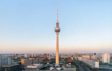 Berlin TV tower at Alexanderplatz, Germany view.- Stock Photo or Stock Video of rcfotostock | RC-Photo-Stock