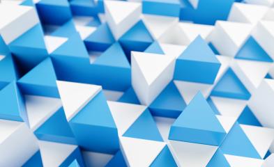 blue and white background with triangles - 3d rendering - Stock Photo or Stock Video of rcfotostock | RC Photo Stock