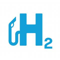 Blue H2 Hydrogen filling Gas Pump station logo icon isolated on white background. H2 station sign. Vector illustration. Eps 10 vector file.- Stock Photo or Stock Video of rcfotostock | RC Photo Stock