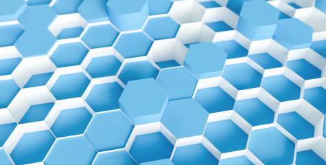 blue Hexagon honeycomb Background - 3D rendering - Illustration - Stock Photo or Stock Video of rcfotostock | RC Photo Stock