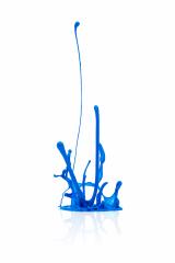 blue paint splash isolated on white- Stock Photo or Stock Video of rcfotostock | RC Photo Stock