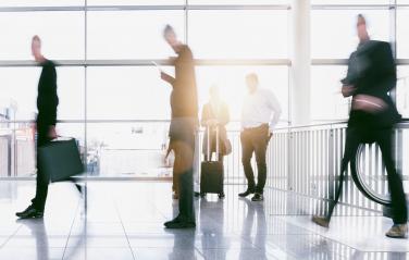 blurred business people at a airport- Stock Photo or Stock Video of rcfotostock | RC-Photo-Stock