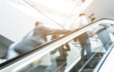 Blurred business people at a escalator- Stock Photo or Stock Video of rcfotostock | RC-Photo-Stock