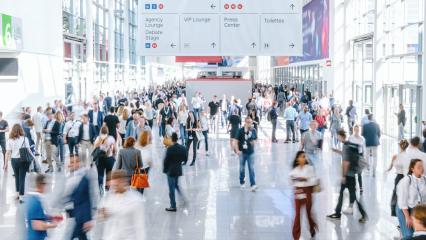 blurred business people at a trade fair- Stock Photo or Stock Video of rcfotostock | RC Photo Stock