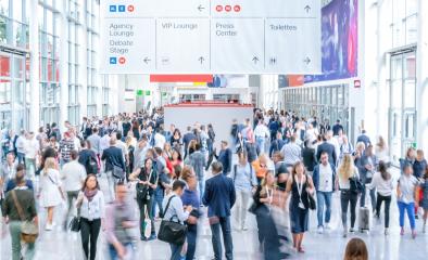 blurred business people at a trade fair- Stock Photo or Stock Video of rcfotostock | RC-Photo-Stock