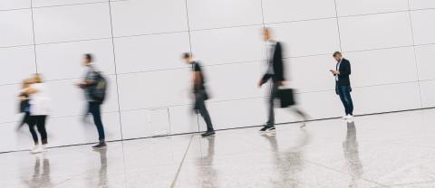 blurred business people in a modern corridor- Stock Photo or Stock Video of rcfotostock | RC Photo Stock