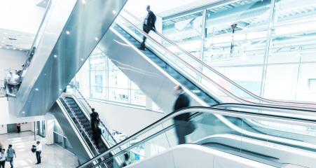 Blurred business people on a escalator- Stock Photo or Stock Video of rcfotostock | RC-Photo-Stock