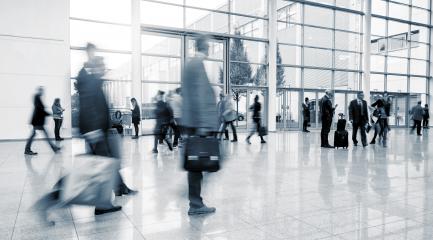 blurred business people walking in a modern hall- Stock Photo or Stock Video of rcfotostock | RC Photo Stock