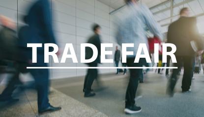 blurred Business people walking on a trade fair - text Concept image- Stock Photo or Stock Video of rcfotostock | RC Photo Stock