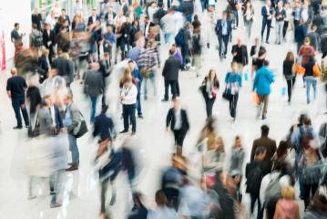 Blurred people at a trade fair : Stock Photo or Stock Video Download rcfotostock photos, images and assets rcfotostock | RC Photo Stock.: