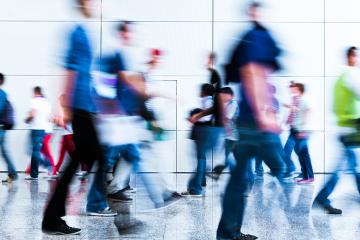 Blurred people at a trade fair- Stock Photo or Stock Video of rcfotostock | RC Photo Stock