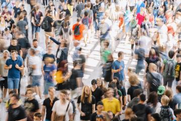 blurred people at a trade fair- Stock Photo or Stock Video of rcfotostock | RC Photo Stock