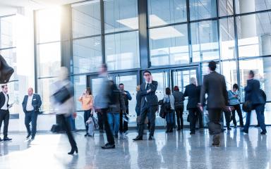 Blurred people in business center- Stock Photo or Stock Video of rcfotostock | RC-Photo-Stock
