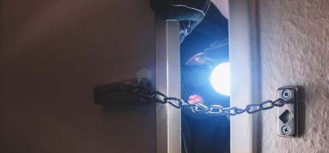 burglar with gloves opens door of appartment - Stock Photo or Stock Video of rcfotostock | RC Photo Stock