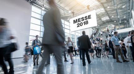businesspeople walking International Trade Fair & Conference- Stock Photo or Stock Video of rcfotostock | RC-Photo-Stock