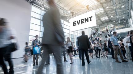 businesspeople walking International Trade Fair & Conference- Stock Photo or Stock Video of rcfotostock | RC-Photo-Stock