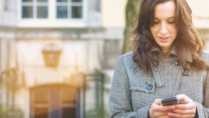 Businesswoman use her mobile phone : Stock Photo or Stock Video Download rcfotostock photos, images and assets rcfotostock | RC Photo Stock.: