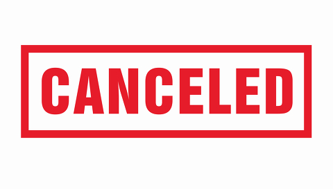 cancelled stamp. cancelled square grunge sign. cancelled on whit- Stock Photo or Stock Video of rcfotostock | RC Photo Stock