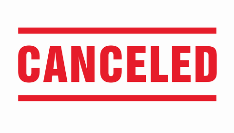 cancelled stamp. cancelled square grunge sign. cancelled on whit- Stock Photo or Stock Video of rcfotostock | RC-Photo-Stock