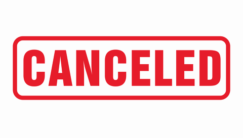 cancelled stamp. cancelled square grunge sign. cancelled on whit- Stock Photo or Stock Video of rcfotostock | RC Photo Stock