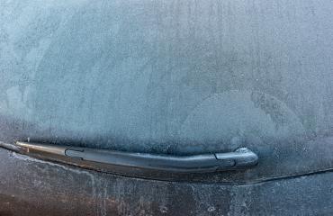 car rear window covered with ice - Stock Photo or Stock Video of rcfotostock | RC-Photo-Stock