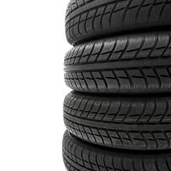 Car tires mature stack close-up Winter wheel profile structure on white background- Stock Photo or Stock Video of rcfotostock | RC Photo Stock