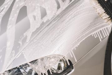 Car wash outside with soap. copyspace for your individual text.- Stock Photo or Stock Video of rcfotostock | RC Photo Stock