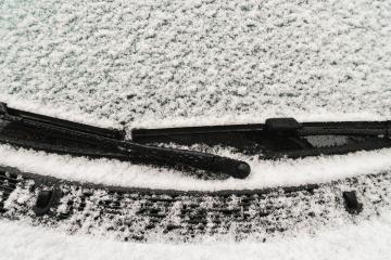 Car with a snow covered windshield- Stock Photo or Stock Video of rcfotostock | RC Photo Stock