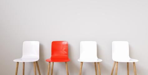 Chairs in modern design arranged in front of the wall for interior or graphic backgrounds- Stock Photo or Stock Video of rcfotostock | RC Photo Stock