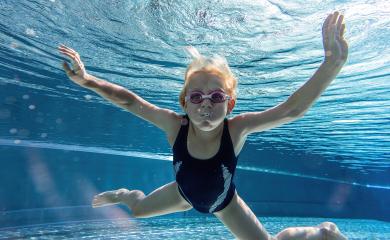 child diving in masks underwater in swimming pool. water sport outdoor adventure, swimming lessons on summer holidays.- Stock Photo or Stock Video of rcfotostock | RC Photo Stock