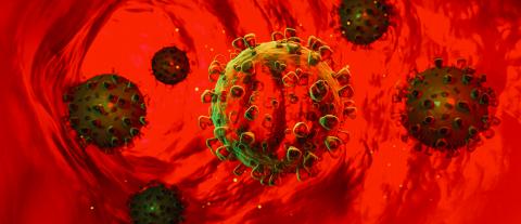 China pathogen respiratory coronavirus 2019-ncov flu outbreak. Microscopic view of floating influenza virus cells. Dangerous asian ncov corona virus, SARS pandemic risk concept- Stock Photo or Stock Video of rcfotostock | RC-Photo-Stock